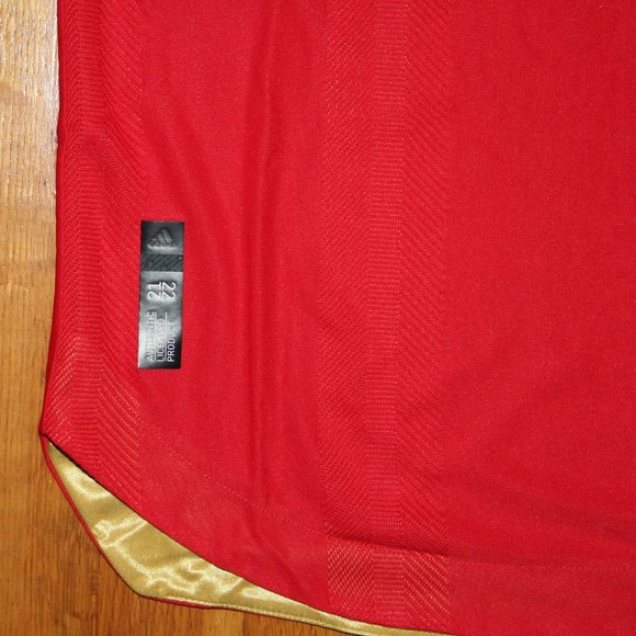 Adidas Manchester United 2021/22 Home Authentic Soccer Jersey Men 2XL XXL - Picture 3 of 6